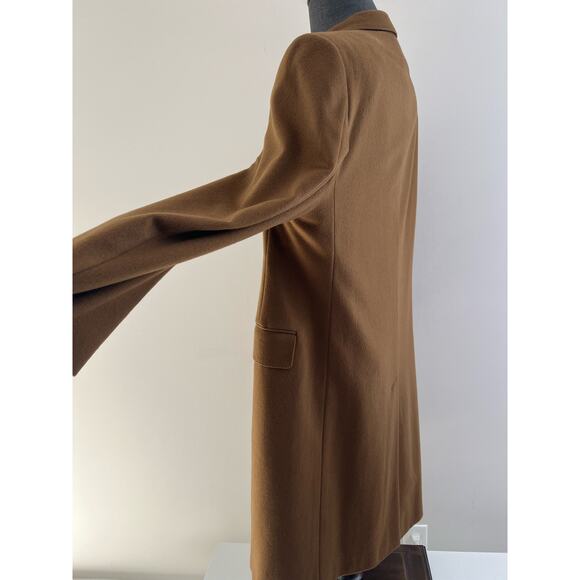 Hickey Freeman 3 Button Long Overcoat Vicuña Color Size 40 SG - Picture 8 of 16